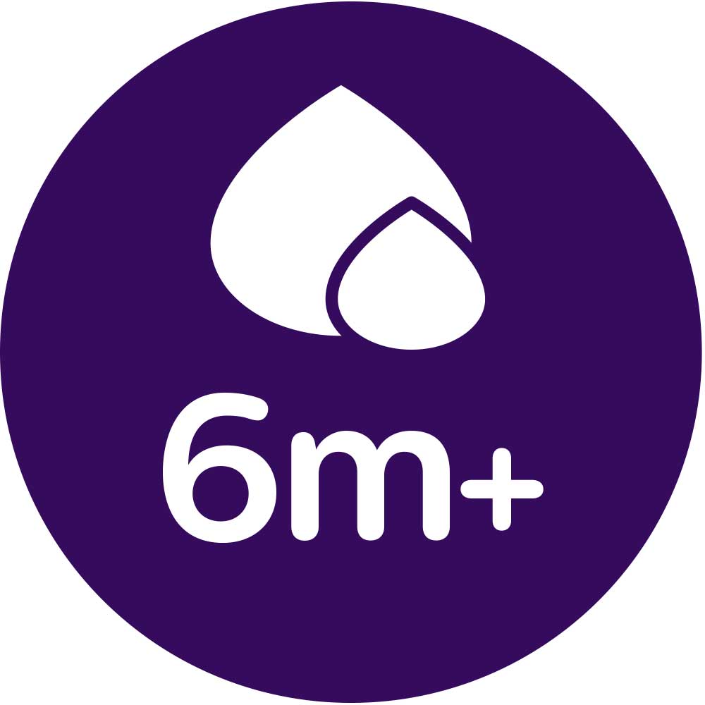 Set tetine PHILIPS AVENT Natural Response SCY966/02, flux consistent, 6 luni+, 2 buc, silicon