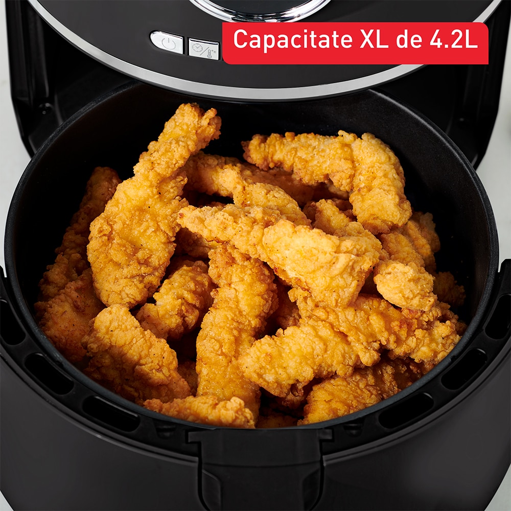 Friteuza cu aer cald TEFAL Easy Fry Ultra EY111810, 4.2kg, 4.2l, 1630W, negru