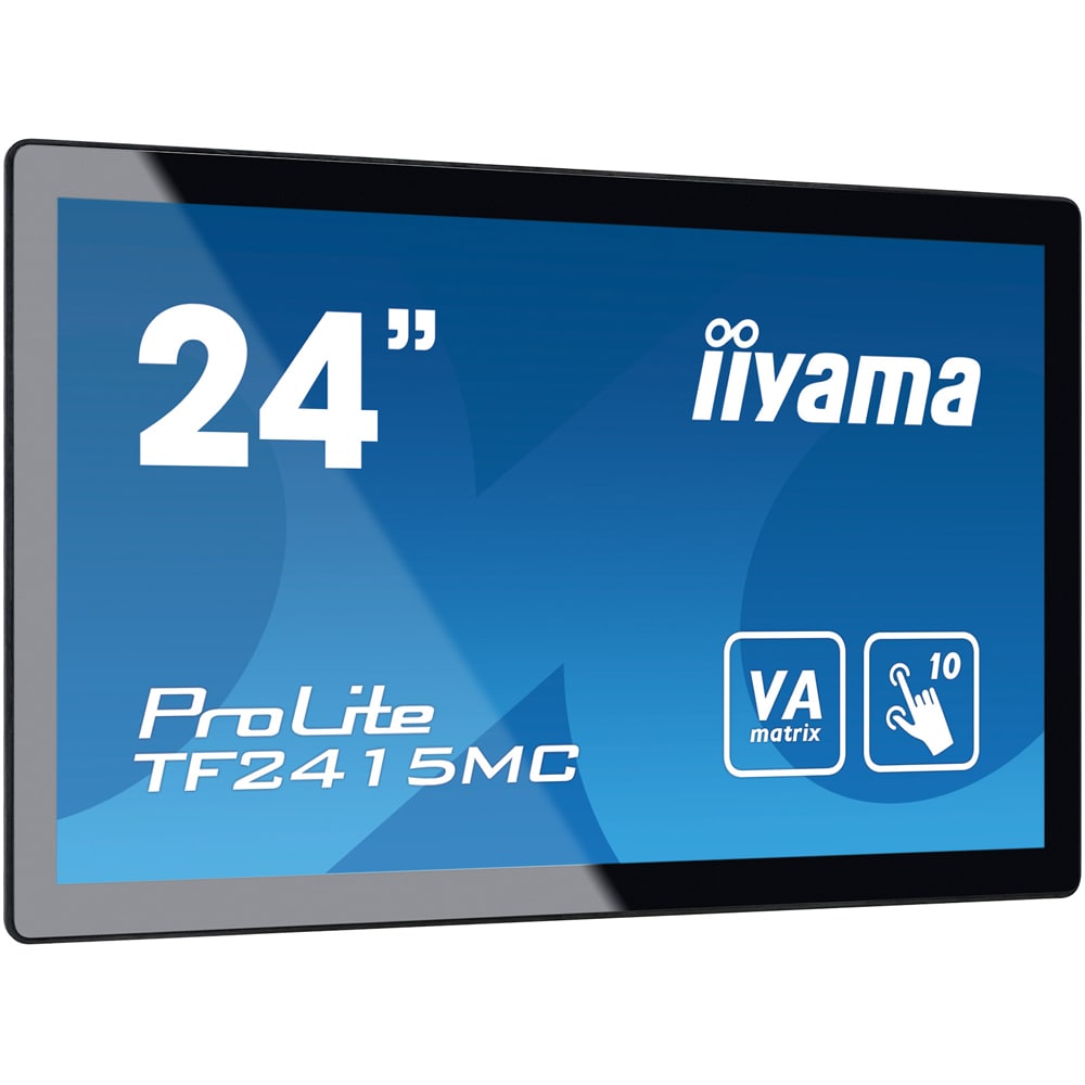 Monitor LED VA IIYAMA ProLite TF2415MC-B2, 23.8", Touch, Full HD, 60Hz, negru