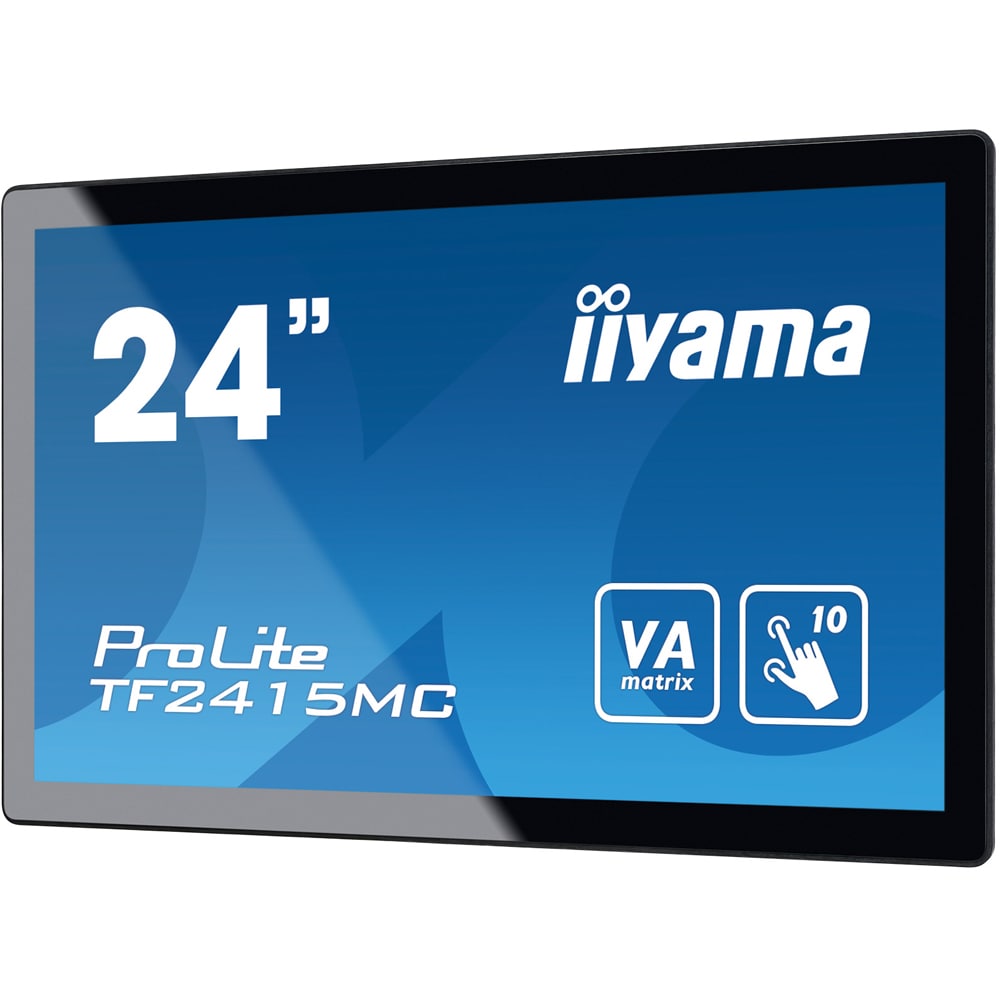 Monitor LED VA IIYAMA ProLite TF2415MC-B2, 23.8", Touch, Full HD, 60Hz, negru