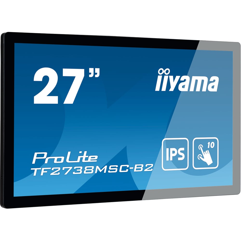 Monitor LED IPS IIYAMA ProLite TF2738MSC-B2, 27", Touch, Full HD, 60Hz, negru