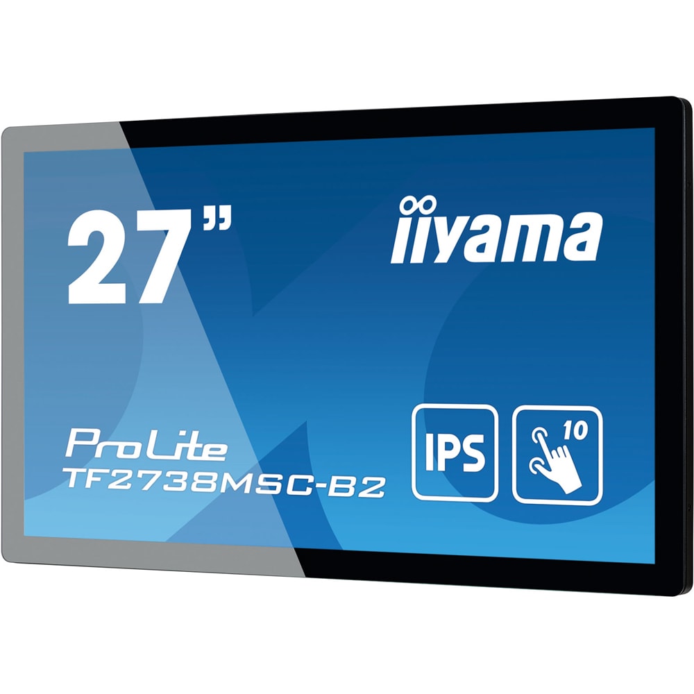 Monitor LED IPS IIYAMA ProLite TF2738MSC-B2, 27", Touch, Full HD, 60Hz, negru