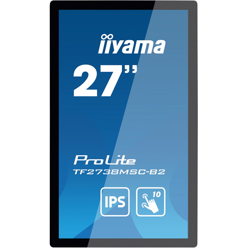 Monitor LED IPS IIYAMA ProLite TF2738MSC-B2, 27", Touch, Full HD, 60Hz, negru