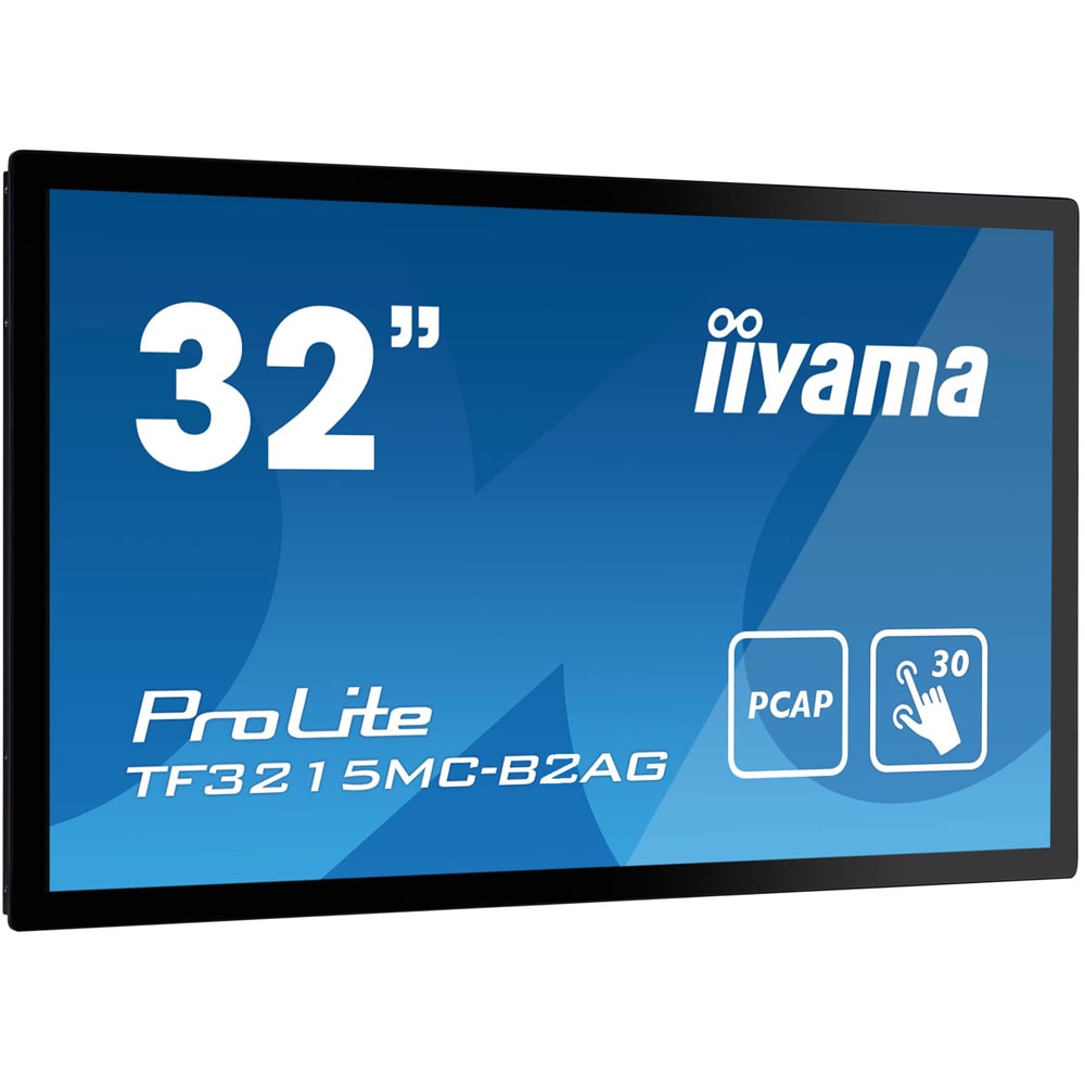 Monitor LED VA IIYAMA ProLite TF3215MC-B2AG, 31.5", Touch, Full HD, 60Hz, negru