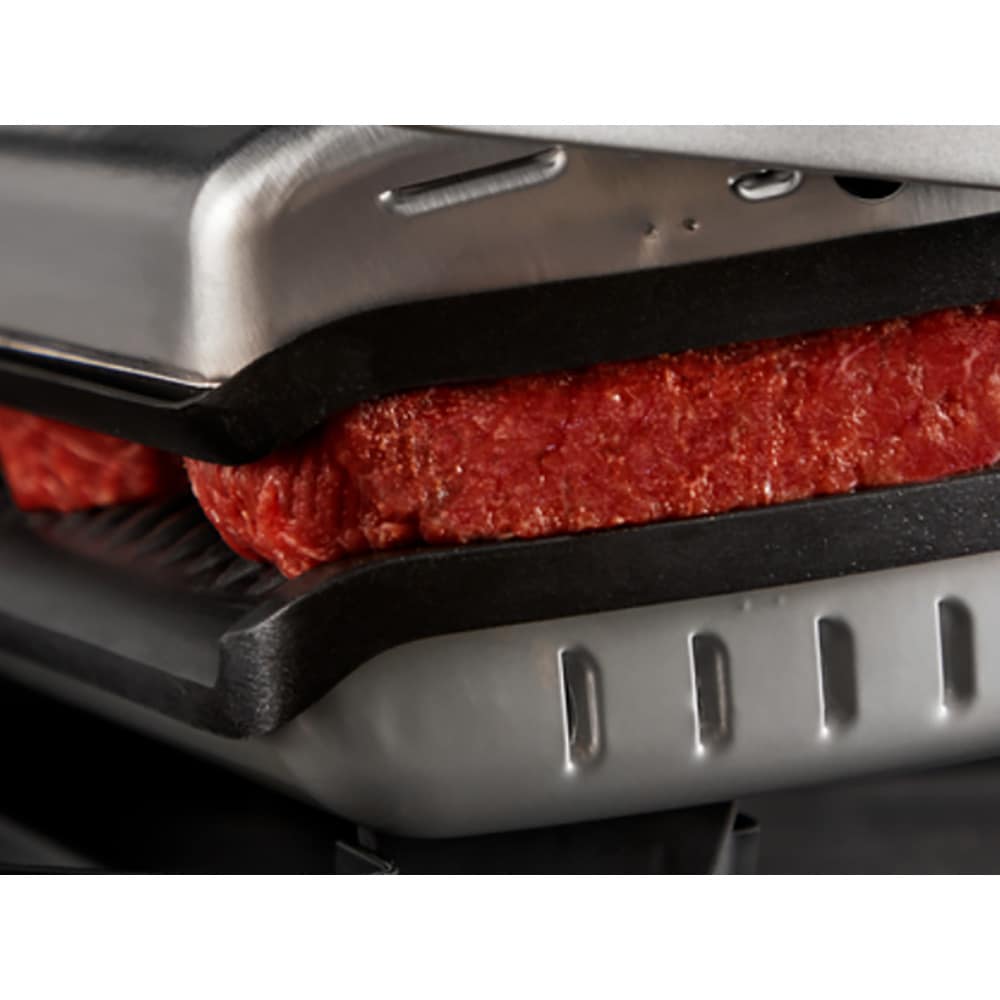 Gratar electric TEFAL OptiGrill+ GC718D10, 2000W, 6 programe automate, argintiu-negru 