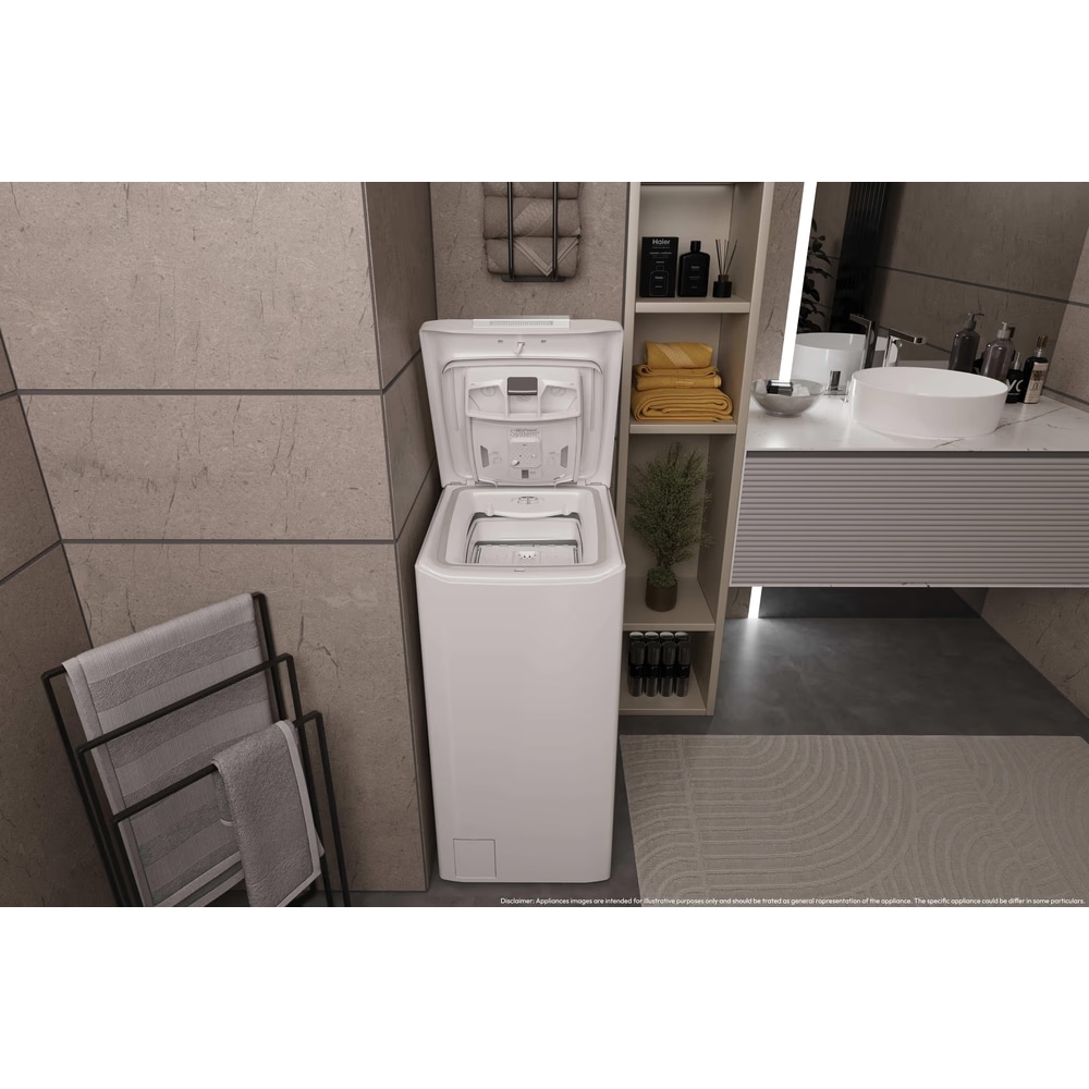 Masina de spalat rufe verticala HAIER THASN276TM7-S, 7 kg, 1200rpm, Clasa A, alb