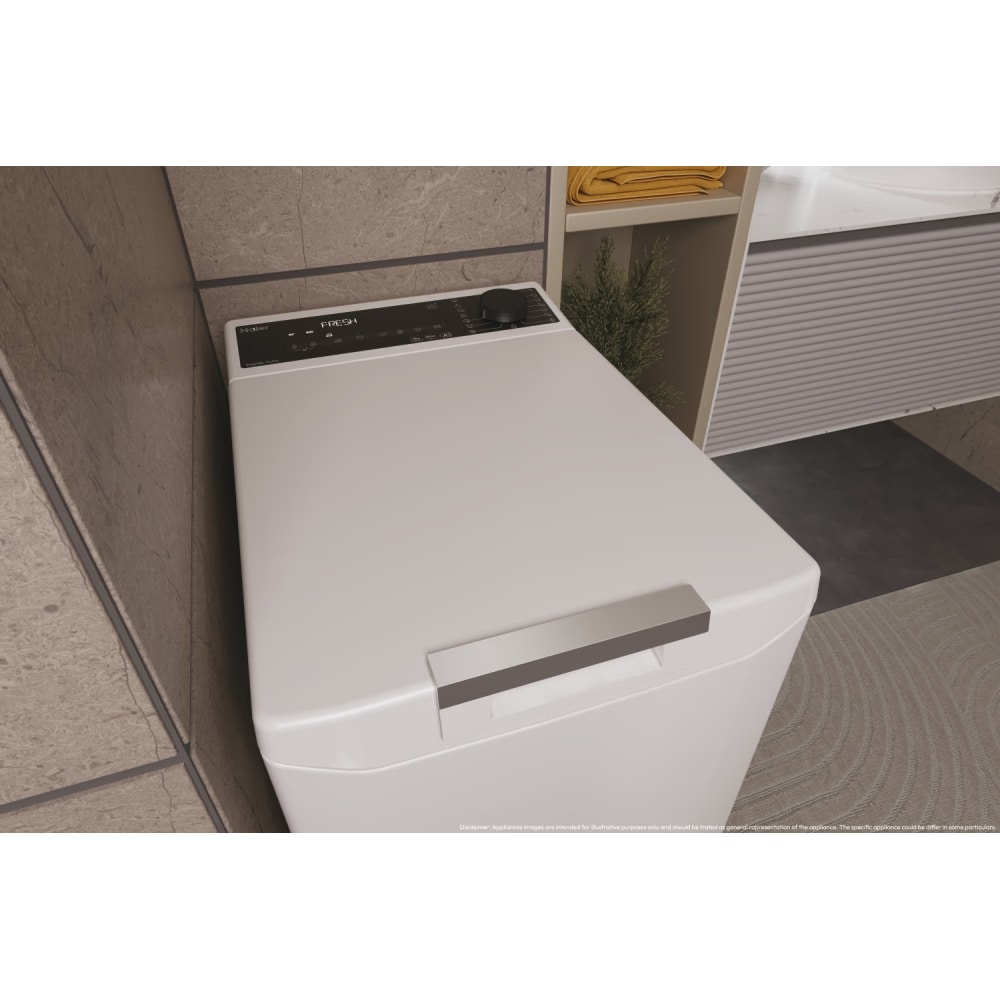 Masina de spalat rufe verticala HAIER THASN286TM5-S, Steam, Wi-Fi, 8 kg, 1200rpm, Clasa A, alb