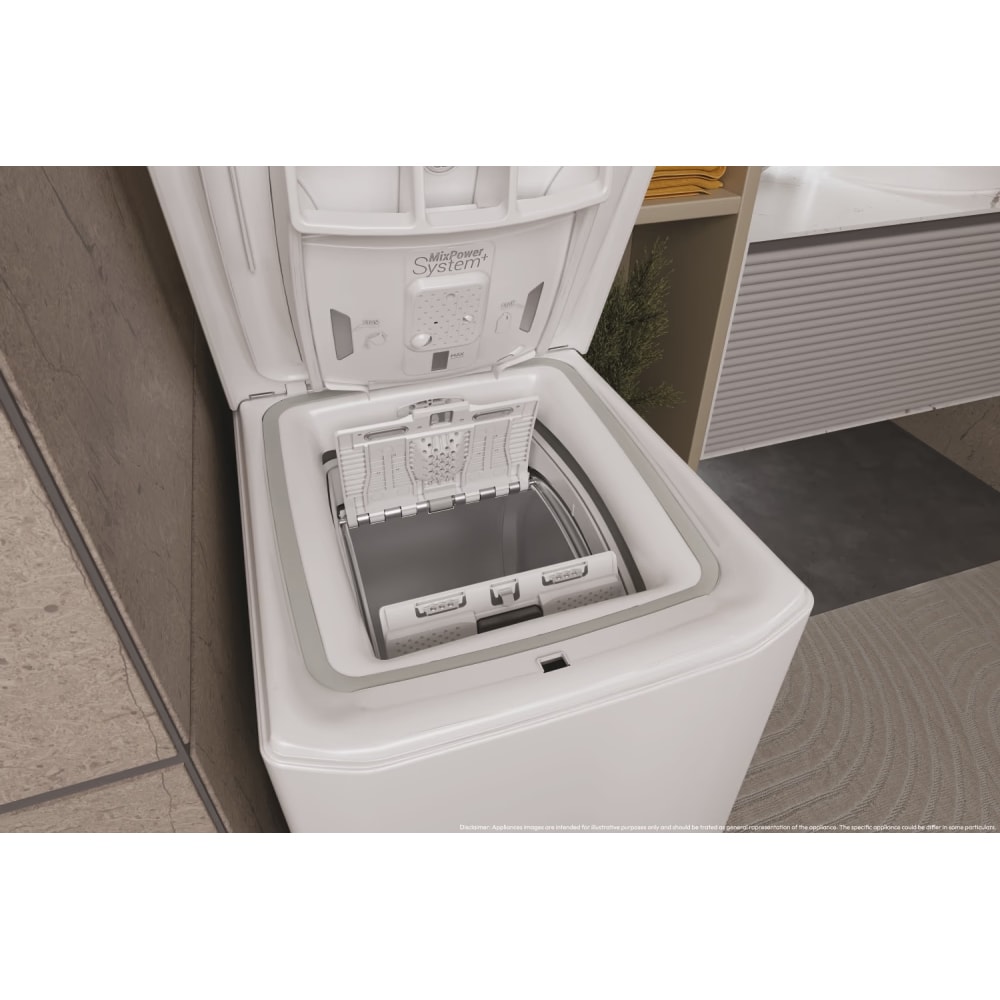 Masina de spalat rufe verticala HAIER THASN286TM5-S, Steam, Wi-Fi, 8 kg, 1200rpm, Clasa A, alb