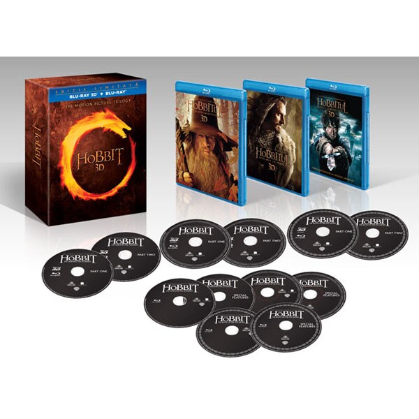 Trilogia Hobbitul Blu-ray 3D