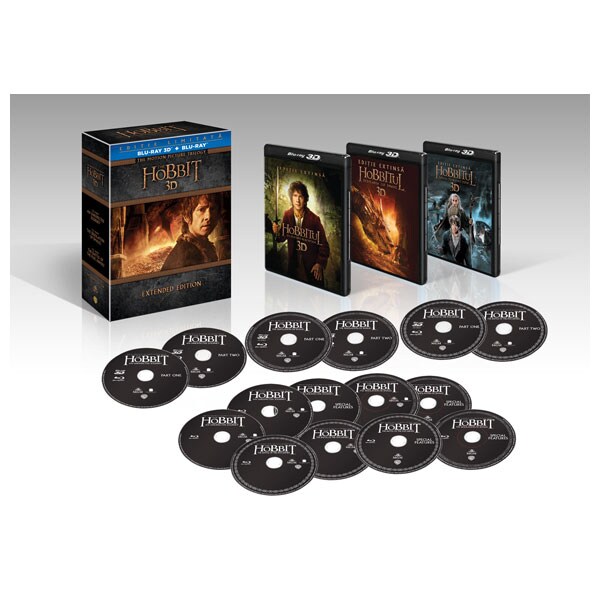 Hobbitul - Trilogia Editie extinsa  Blu-ray 3D