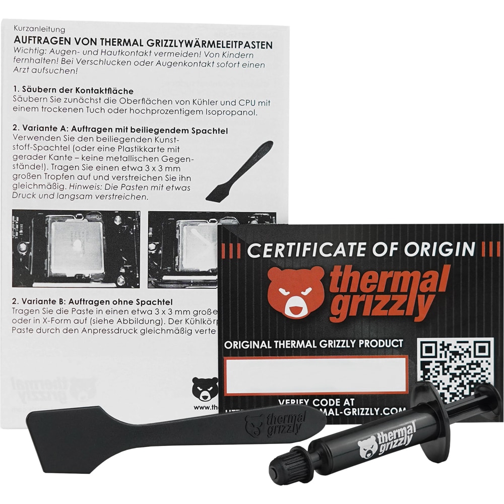 Pasta termoconductoare THERMAL GRIZZLY Kryonaut, 1g