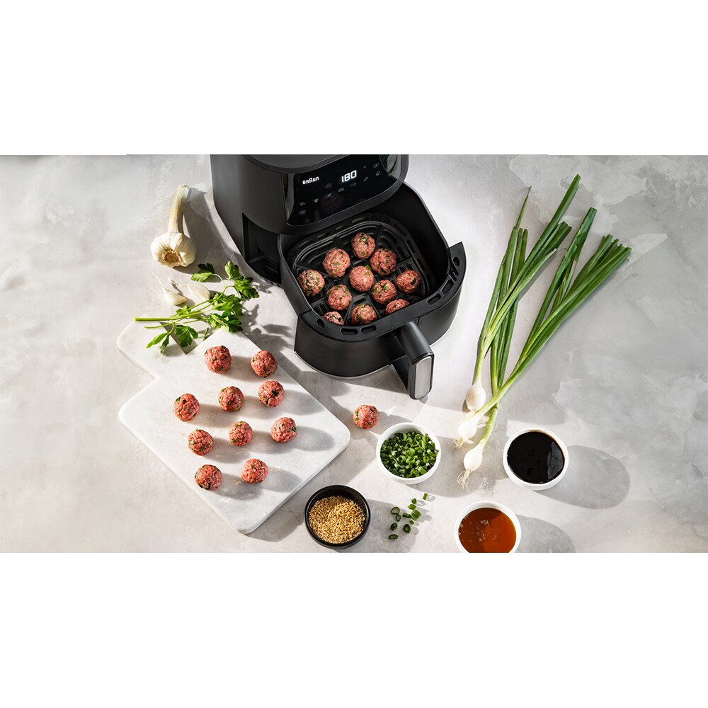 Friteuza cu aer cald BRAUN Multifry 3 HF3030, 4.3l, 1.2kg, 1500W, negru-argintiu