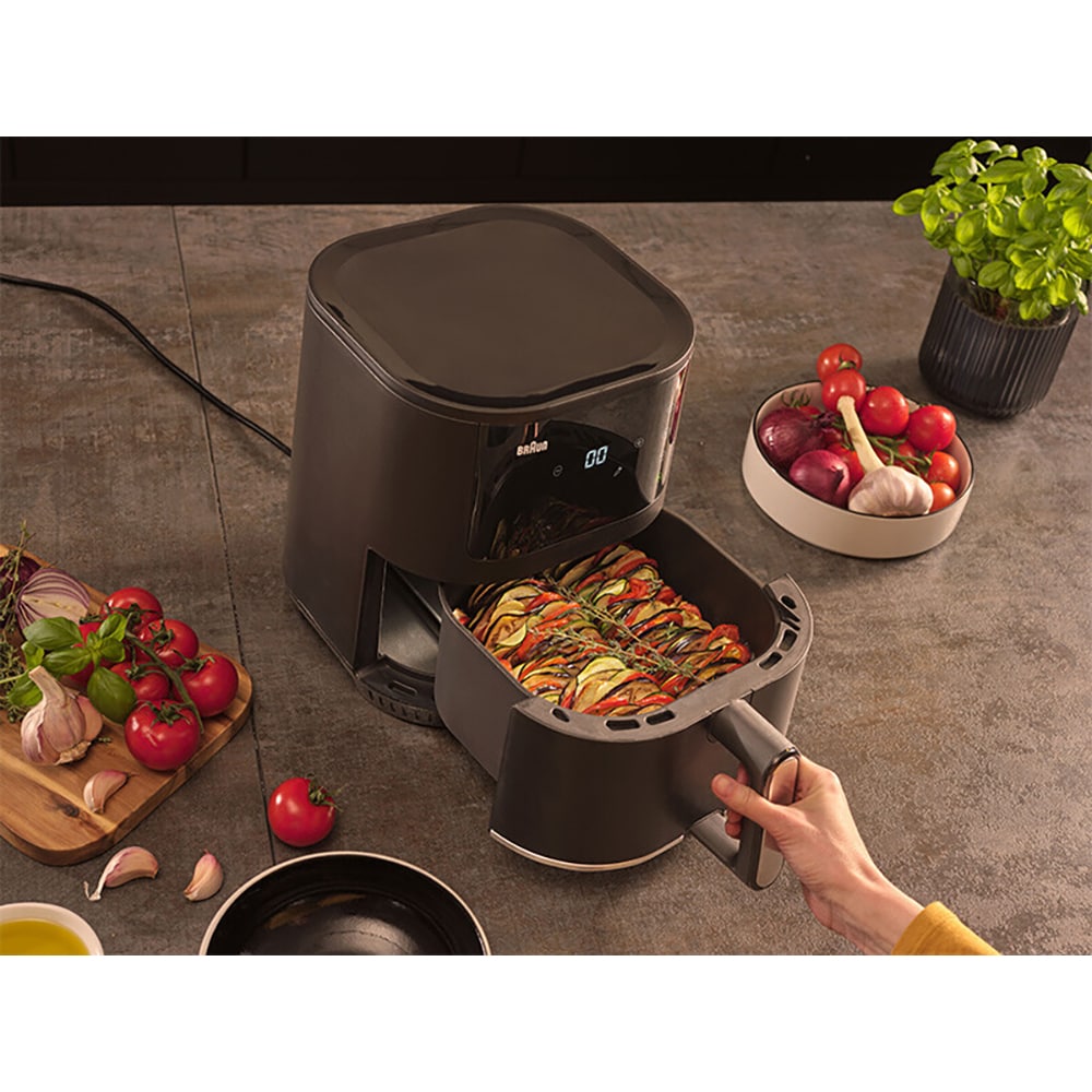 Friteuza cu aer cald BRAUN Multifry 3 HF3030, 4.3l, 1.2kg, 1500W, negru-argintiu