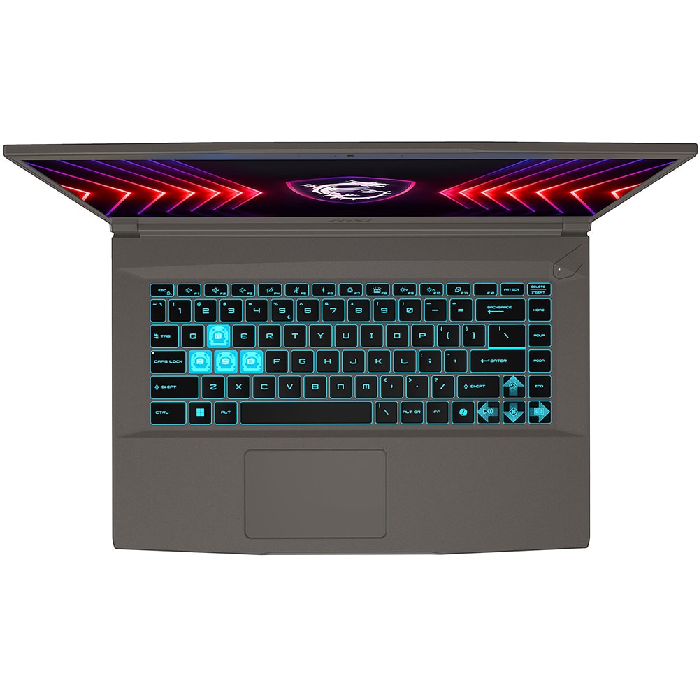 Laptop Gaming MSI Thin 15 B12UC-2037XRO, Intel Core i7-12650H pana la 4.7GHz, 15.6" Full HD, 16GB, SSD 512GB, NVIDIA GeForce RTX 3050 4GB, Free DOS, negru