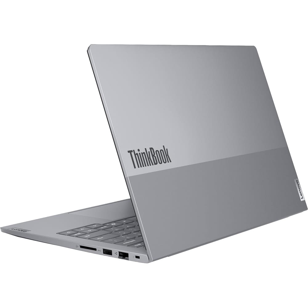 Laptop LENOVO ThinkBook 14 G8 IRL, Intel Core 5 210H pana la 4.8GHz, 14" WUXGA, 16GB, SSD 512GB, Intel Graphics, Windows 11 Pro, Arctic Grey