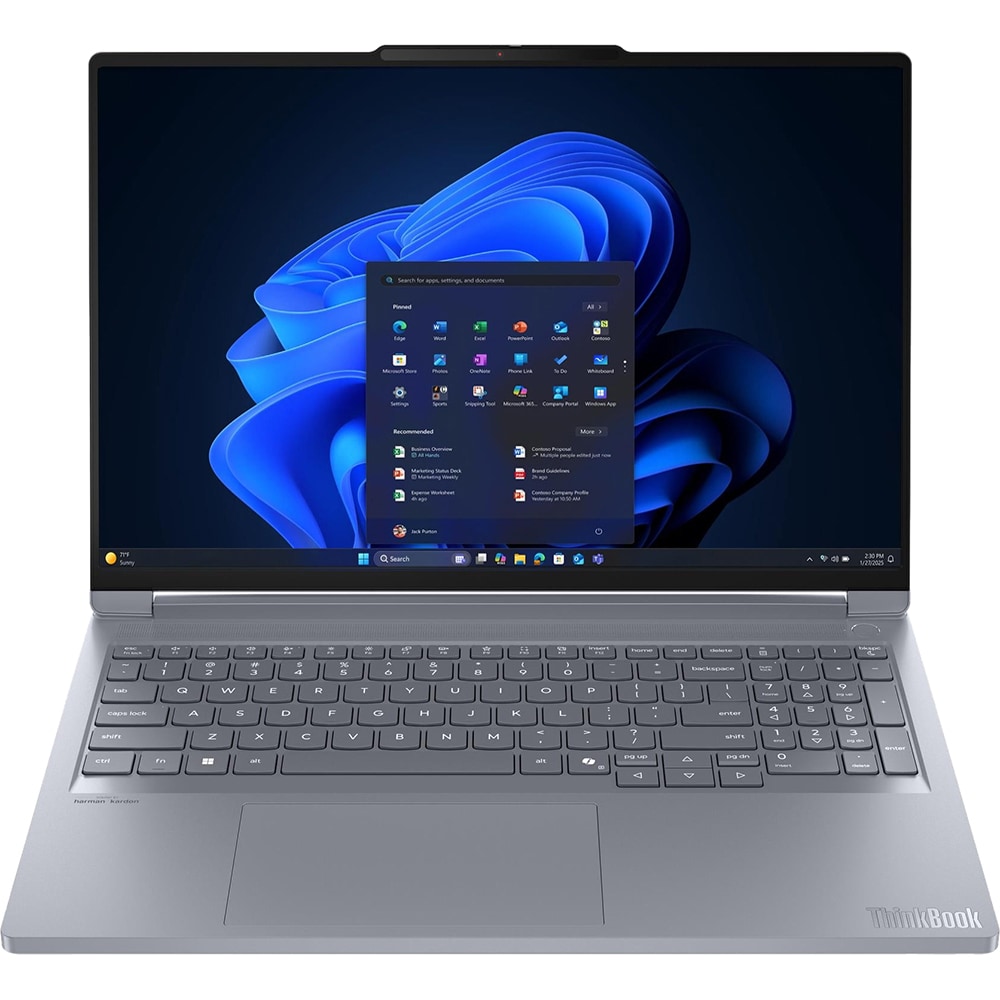 Laptop LENOVO ThinkBook 16p G6 IAX, Intel Core Ultra 7 255HX pana la 5.2GHz, 16" WQXGA, 32GB, SSD 1TB, NVIDIA GeForce RTX 5060 8GB, Windows 11 Pro, Luna Grey