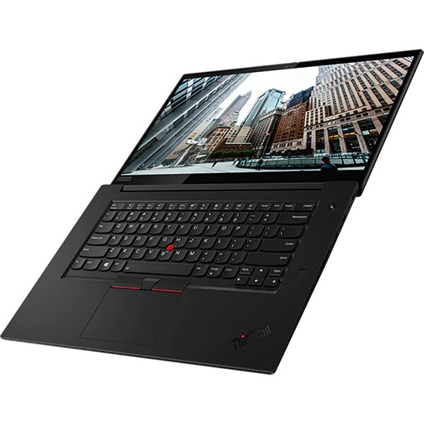 Laptop LENOVO ThinkPad X1 Extreme Gen 2, Intel Core i7-9750H pana la 4.5GHz, 15.6" HDR 4K 16GB, SSD 512GB, NVIDIA GeForce GTX 1650 4GB, Windows 10 Pro, negru