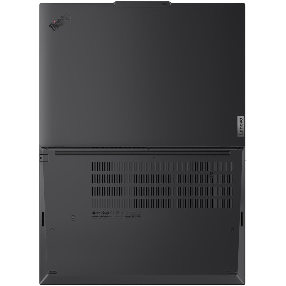 Laptop LENOVO ThinkPad P16s Gen 4, AMD Ryzen AI 9 HX PRO 370 pana la 5.1GHz, 16" WUXGA, 64GB, 1TB, AMD Radeon 890M Graphics, Windows 11 Pro, Black