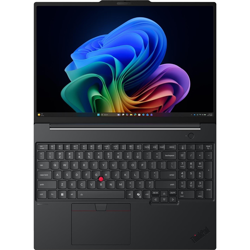 Laptop LENOVO ThinkPad T16 Gen 5, Intel Core Ultra 7 355 pana la 4.7GHz, 16" WUXGA, 32GB, SSD 512GB, Intel Graphics, Windows 11 Pro, Black