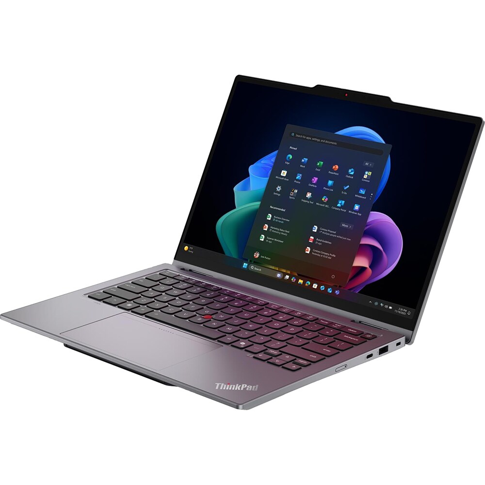 Laptop 2 in 1 LENOVO ThinkPad X1 Gen 11 Aura Edition, Intel Core Ultra 7 355 pana la 4.7GHz, 14" WUXGA Touch, 32GB, SSD 512GB, Intel Graphics, Windows 11 Pro, gri