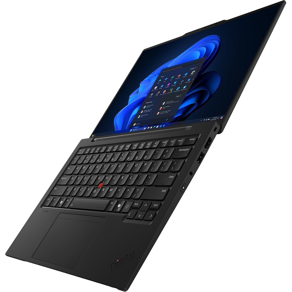 Laptop LENOVO ThinkPad X1 Carbon Gen 13 Aura Edition, Intel Core Ultra 7 265U pana la 5.3GHz, 14" 2.8K Touch, 64GB, SSD 2TB, Intel Graphics, Windows 11 Pro, negru