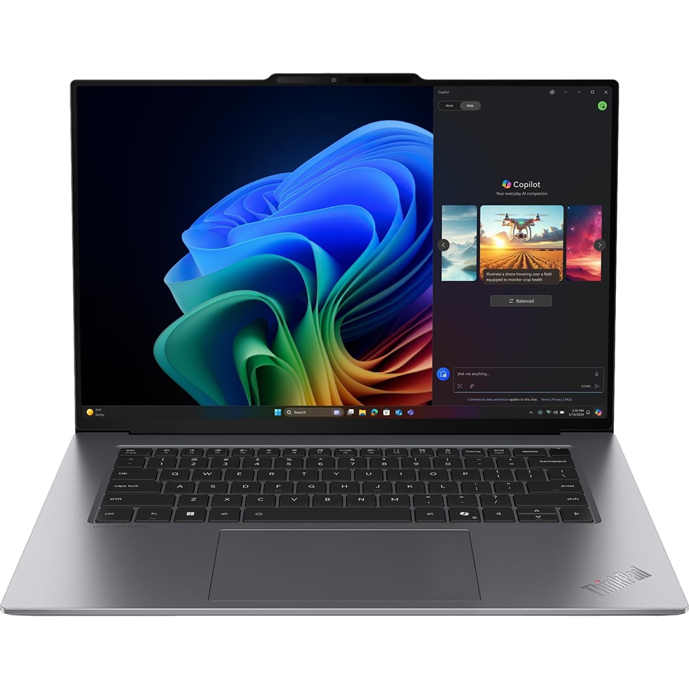 Laptop LENOVO ThinkPad X9-15 Gen 1 Aura Edition, Intel Core Ultra 7 258V pana la 4.8GHz, 15.3" 2.8K, 32GB, SSD 1TB, Intel Arc 140V, Windows 11 Pro, Grey