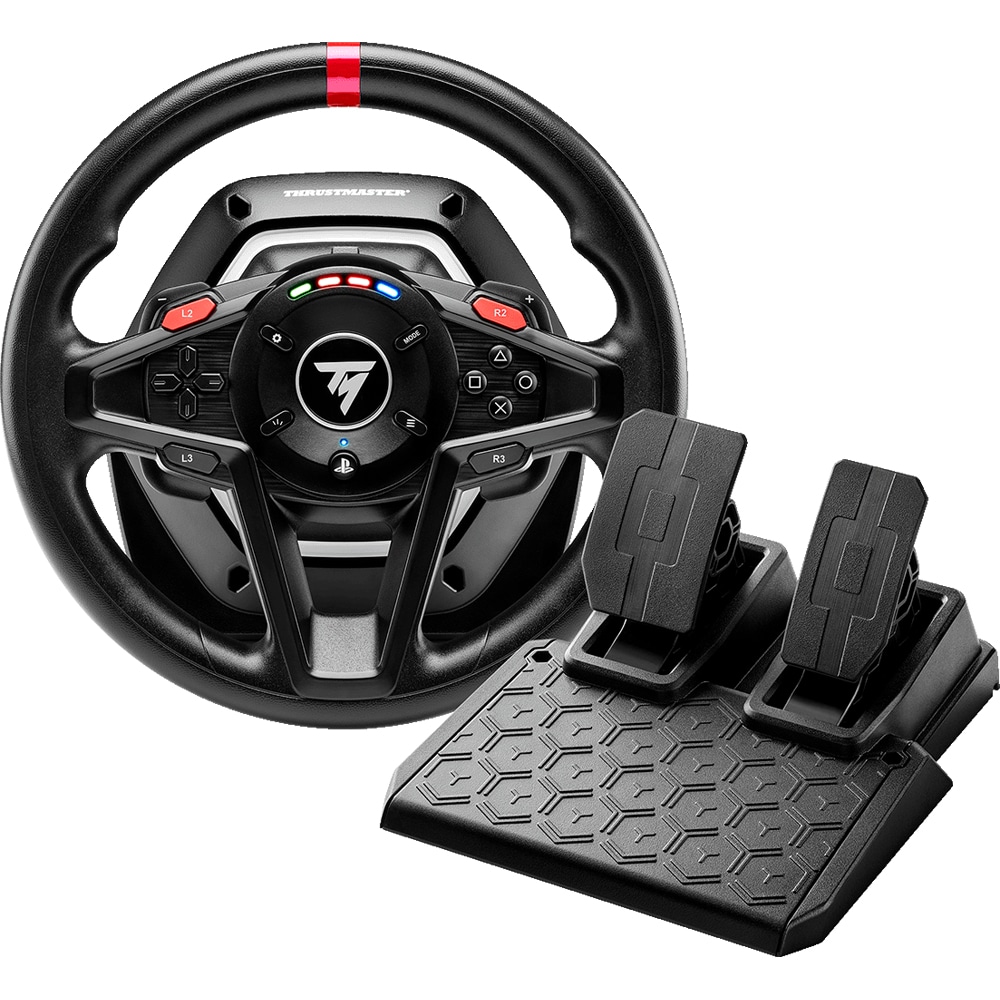 Volan Gaming THRUSTMASTER T128 pedale+schimbator, PS5/PS4/PC, negru