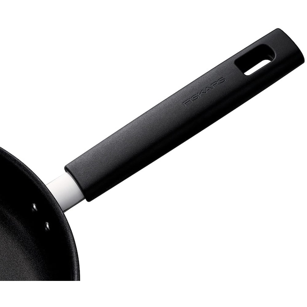 Tigaie antiaderenta FISKARS Hard Face, 30 cm, aluminiu, negru