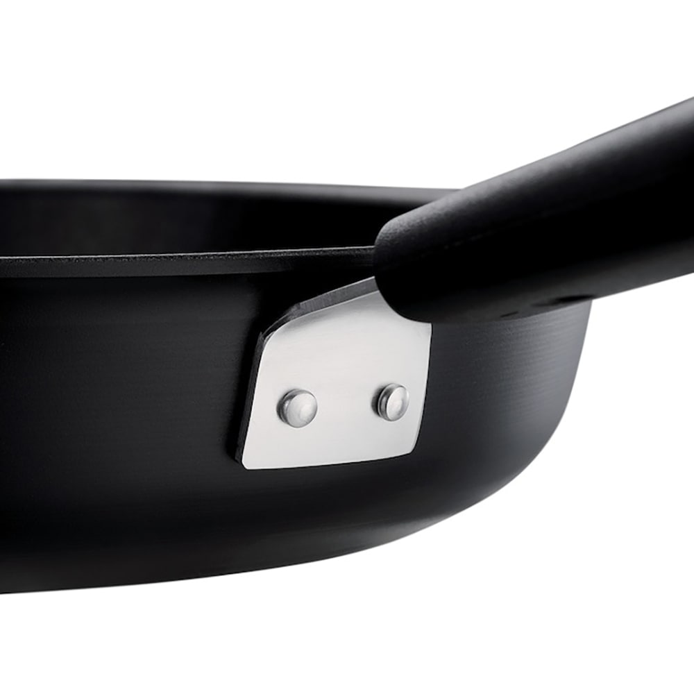 Tigaie antiaderenta FISKARS Hard Face, 30 cm, aluminiu, negru