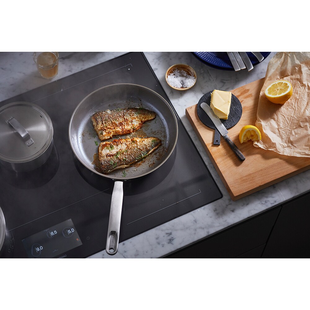 Tigaie FISKARS All Steel, 28 cm, otel inoxidabil, argintiu