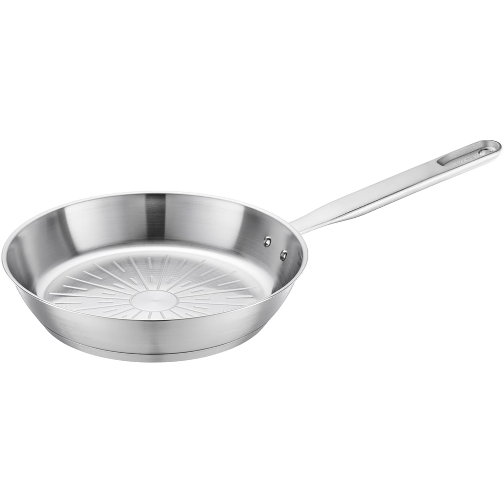 Tigaie FISKARS All Steel Pure, 24 cm, otel inoxidabil, argintiu