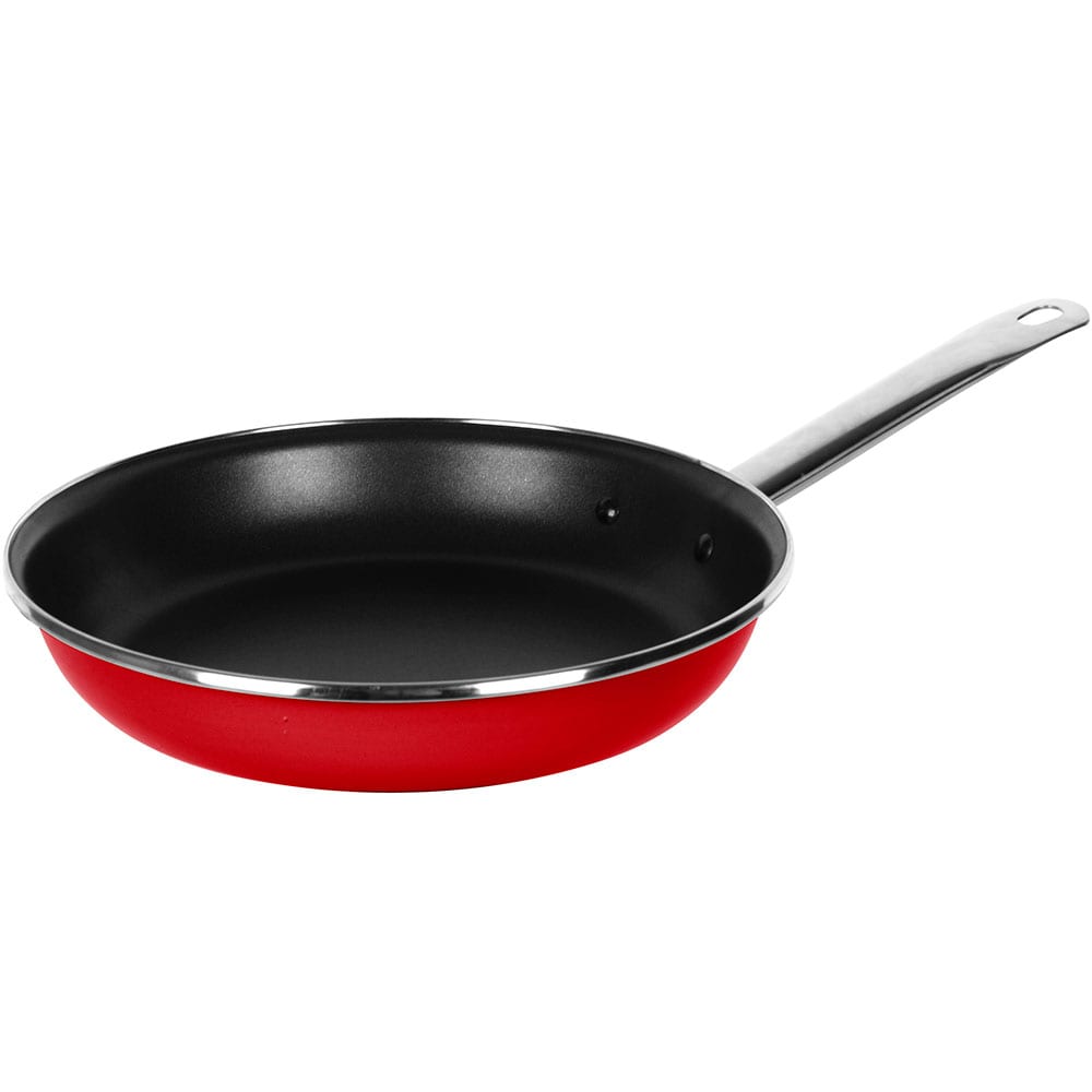 Set tigai BENETTON, 2 piese, 20-24cm, aluminiu, rosu-albastru