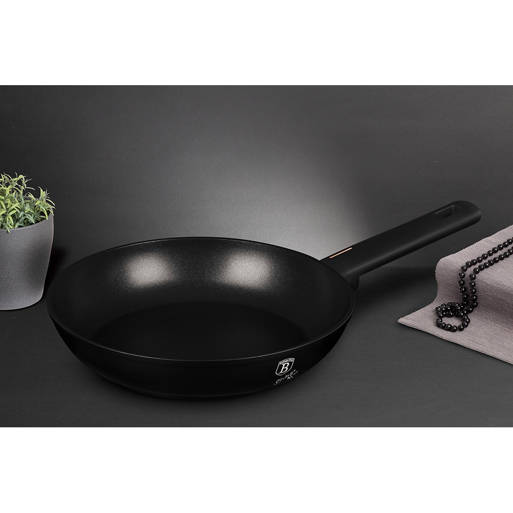 Tigaie BERLINGER HAUS Monaco Collection BH7083, 1.7l, 24cm, aluminiu, negru