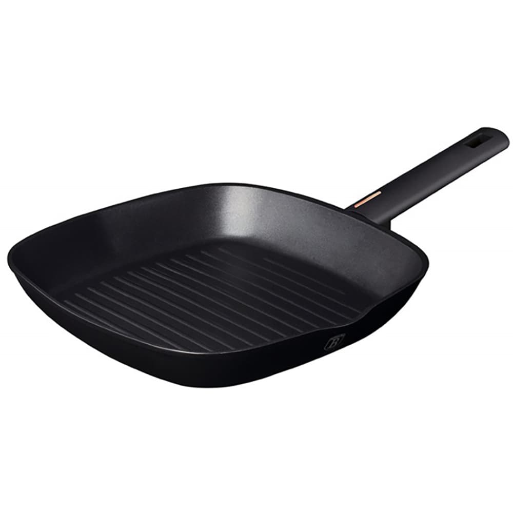 Set tigai BERLINGER HAUS Monaco Collection BH7096, 3 piese, 1-2.4l, 20-28cm, aluminiu, negru