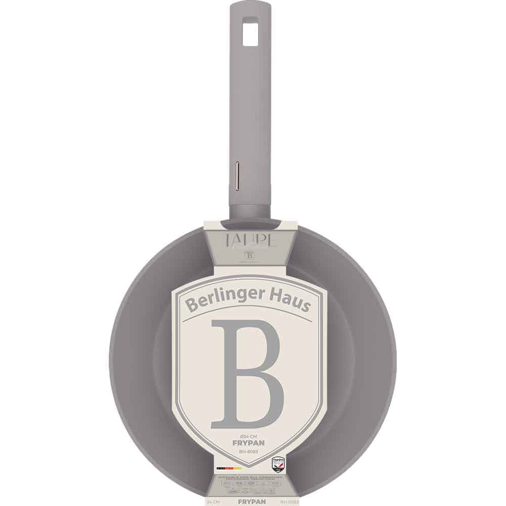 Tigaie BERLINGER HAUS BH 8083 Taupe Collection, 24cm, aluminiu, gri