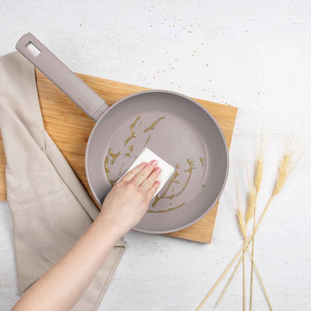 Tigaie BERLINGER HAUS BH 8083 Taupe Collection, 24cm, aluminiu, gri