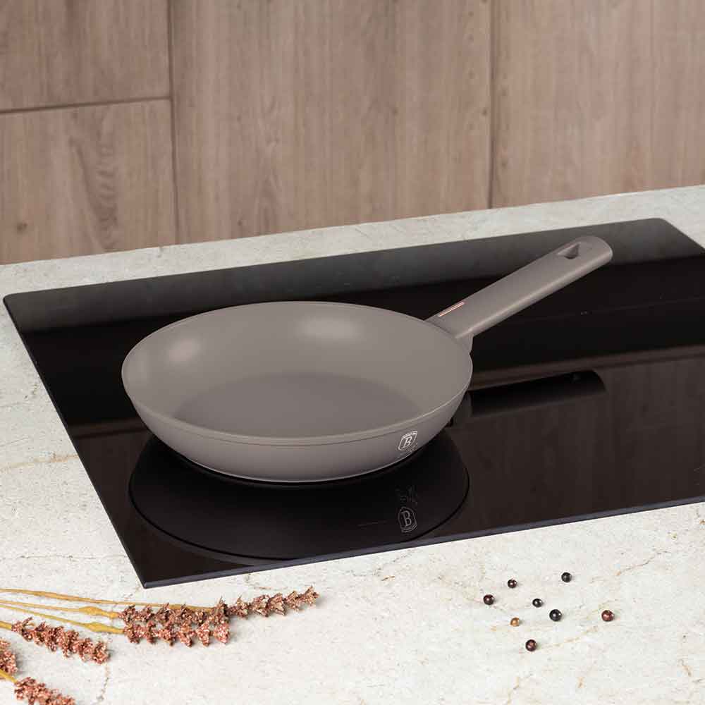 Tigaie BERLINGER HAUS BH 8083 Taupe Collection, 24cm, aluminiu, gri