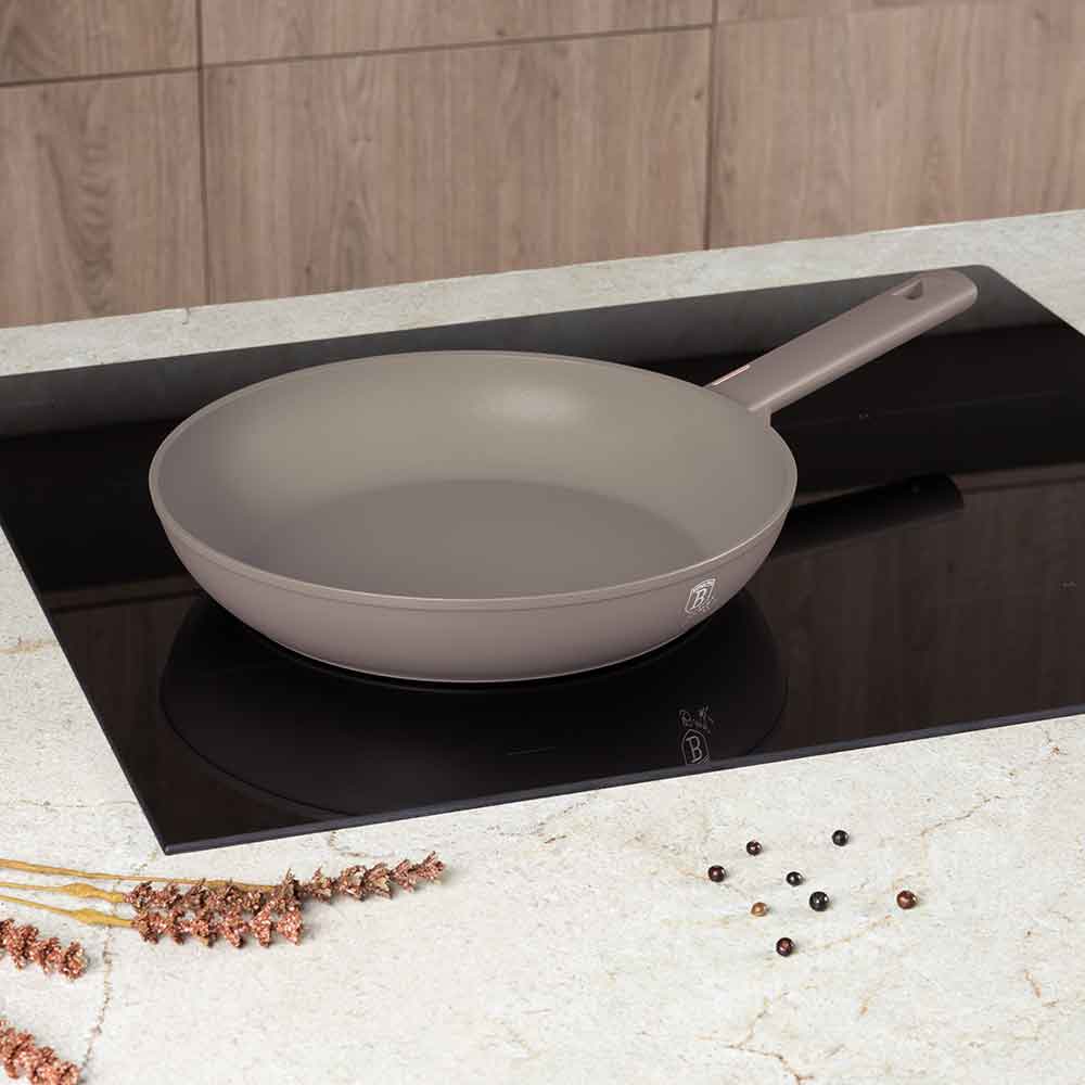 Tigaie BERLINGER HAUS BH 8084 Taupe Collection, 28cm, aluminiu, gri