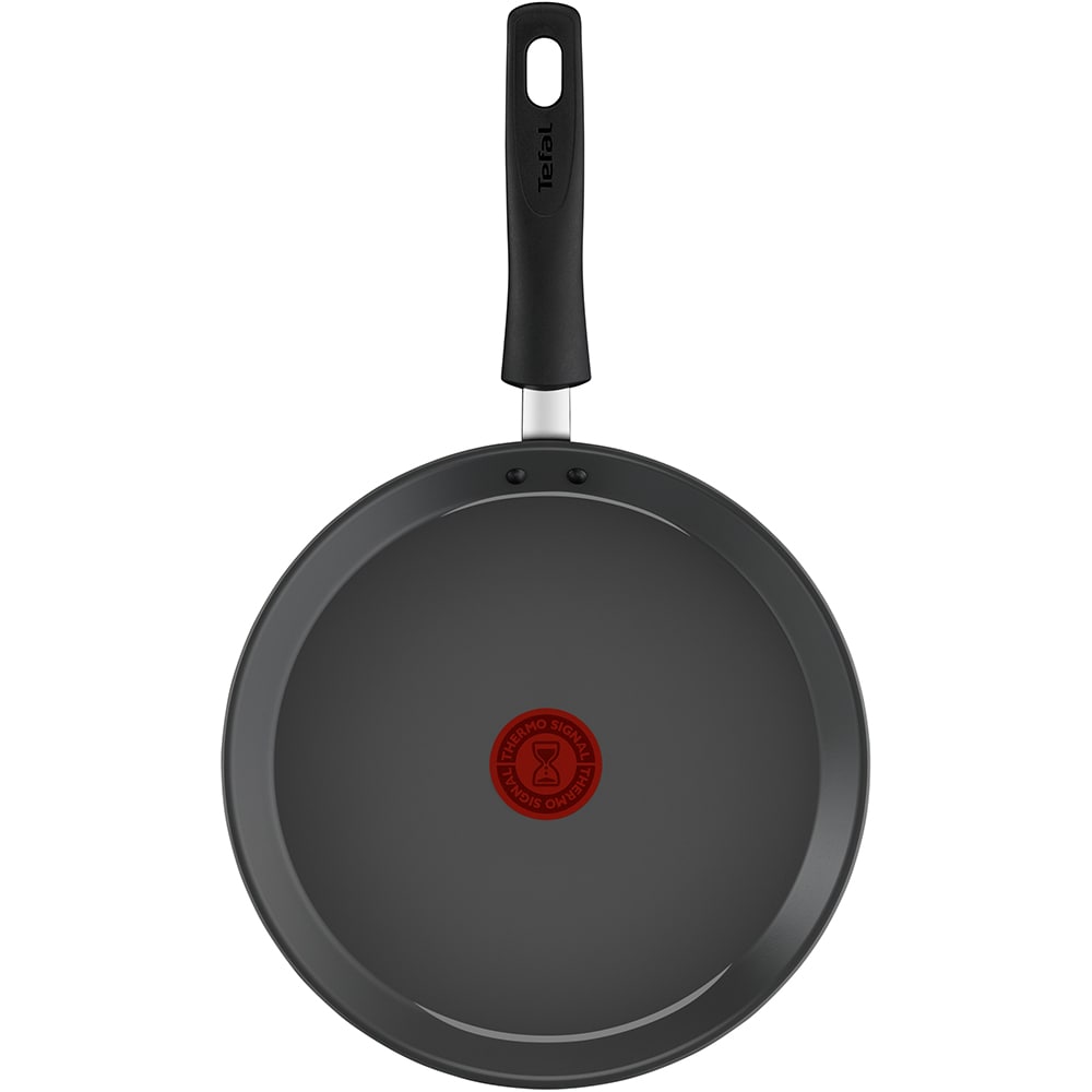 Tigaie pentru clatite TEFAL Renew+ C4243853, 25 cm, aluminiu, Thermo-Signal, gri