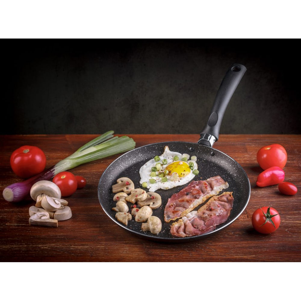 Tigaie STUDIO CASA GPMPP2451 Pepita Granit, 24cm, aluminiu, gri antracit