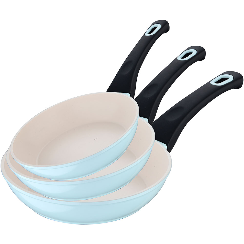 Set tigai SAN IGNACIO Menorca, 3 piese, 18-26cm, aluminiu, albastru