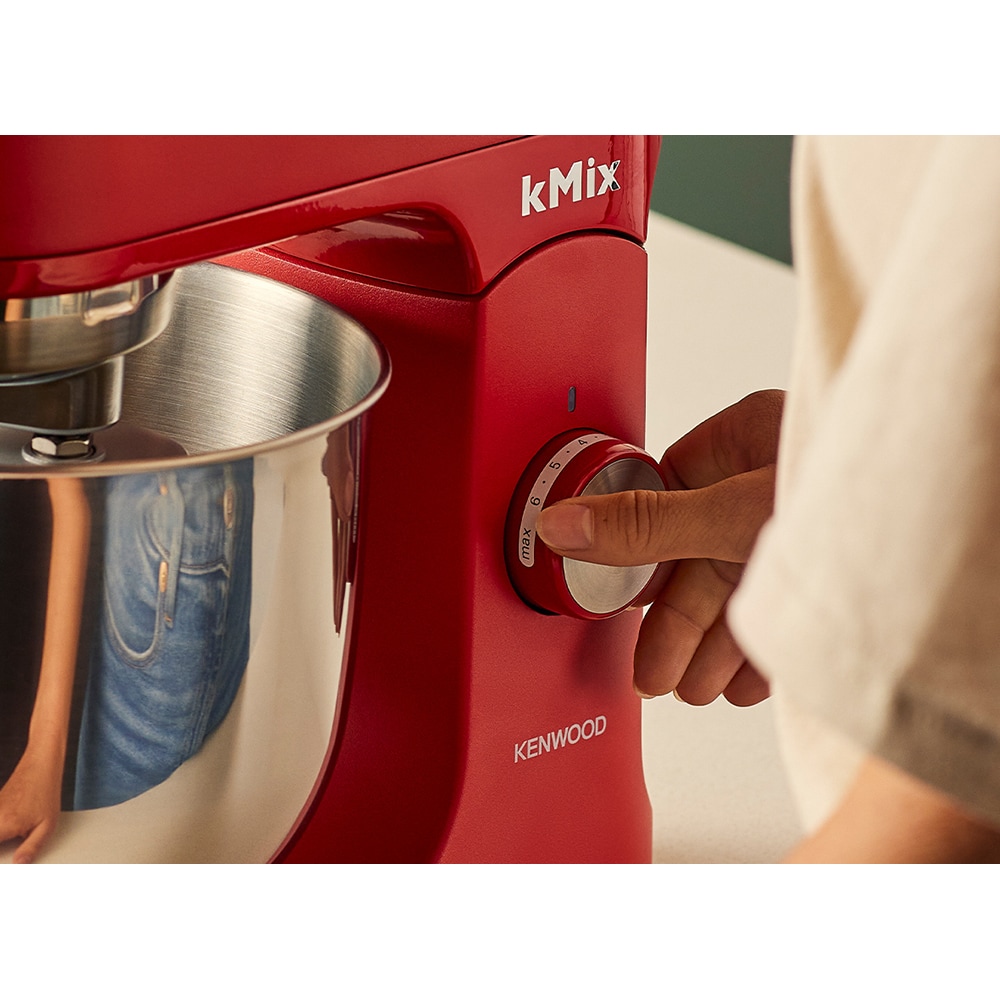 Robot de bucatarie KENWOOD kMiX KMX751ARD, vas 5l, 1000W, 6 trepte viteza, rosu