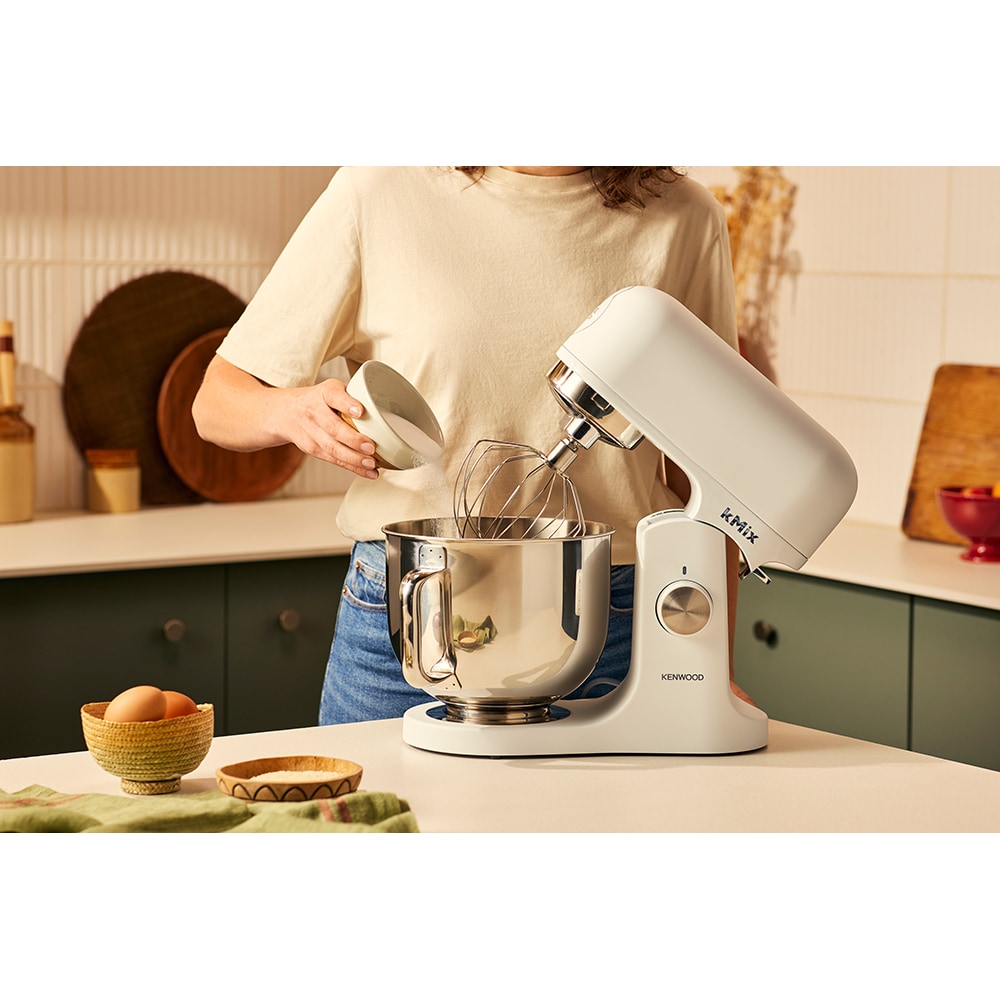 Robot de bucatarie KENWOOD kMiX KMX751AWH, vas 5l, 1000W, 6 trepte viteza, alb