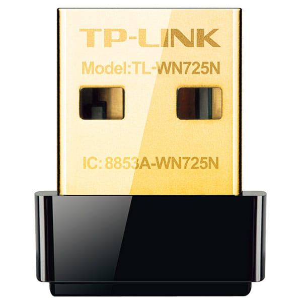Adaptor nano USB Wireless N150 TP-LINK TL-WN725N, 150Mbps, negru