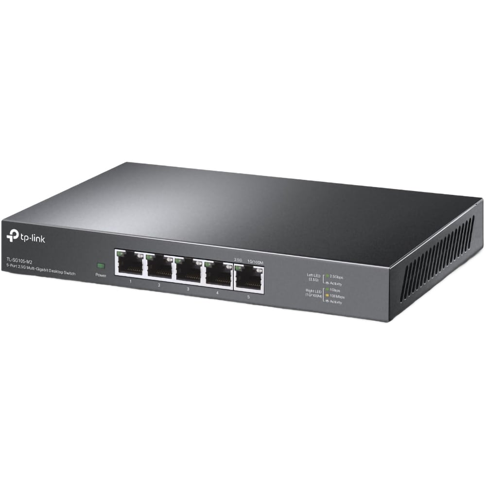 Switch TP-LINK TL-SG105-M2, 5 porturi, 2.5 Gbp, negru