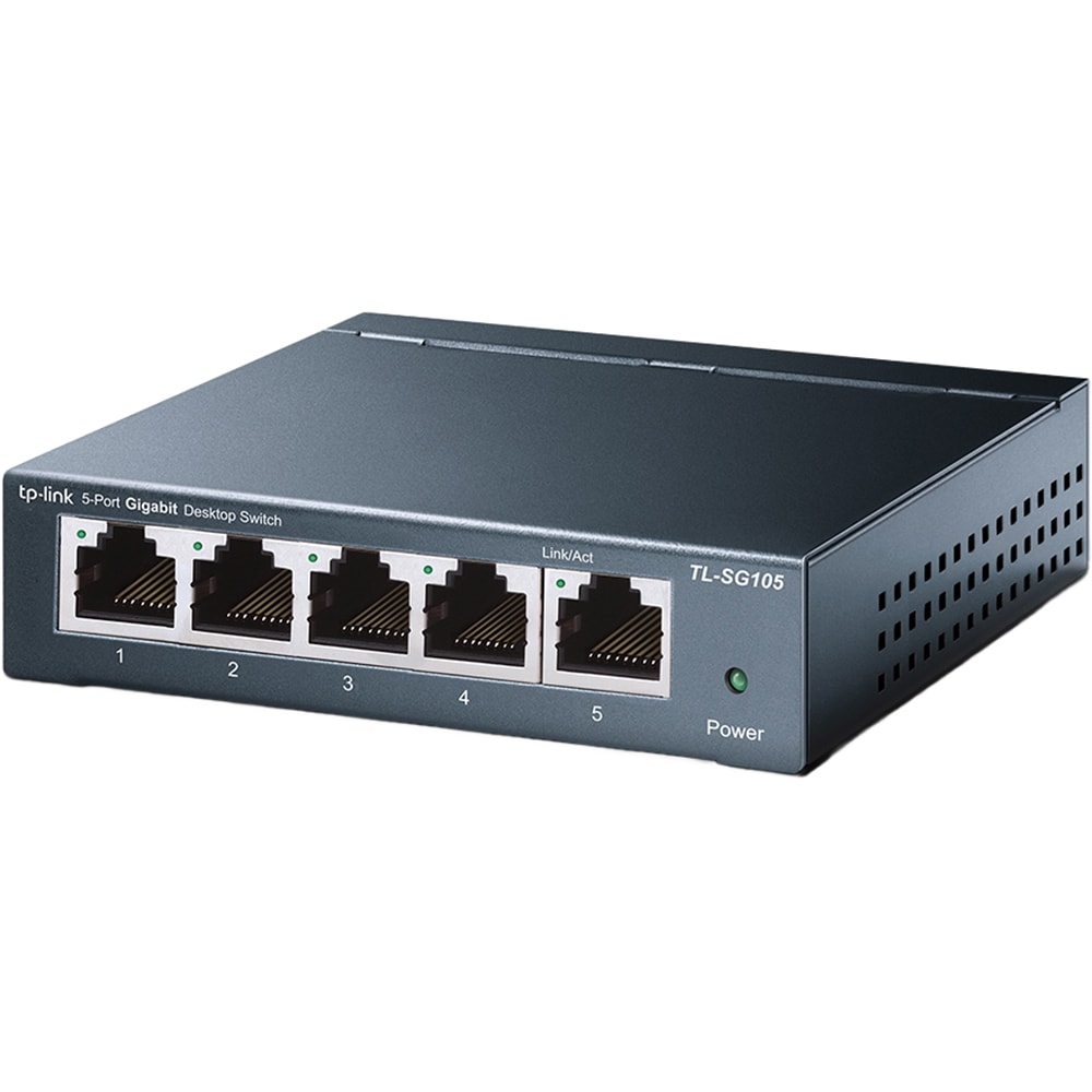 Switch TP-LINK TL-SG105, 5 porturi Gigabit, negru