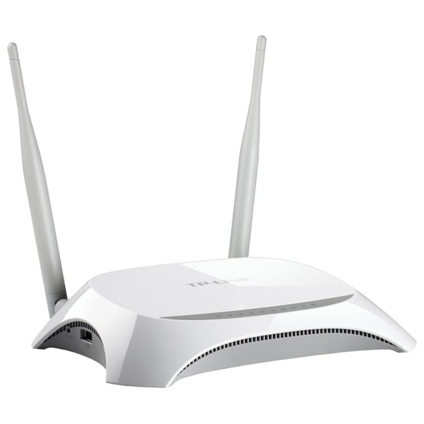 Router Wireless N300 TP-LINK TL-MR3420, 300Mbps, 3G/4G, USB 2.0, alb