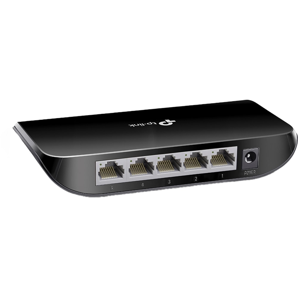 Switch TP-LINK TL-SG1005D, 5 porturi, Gigabit, negru