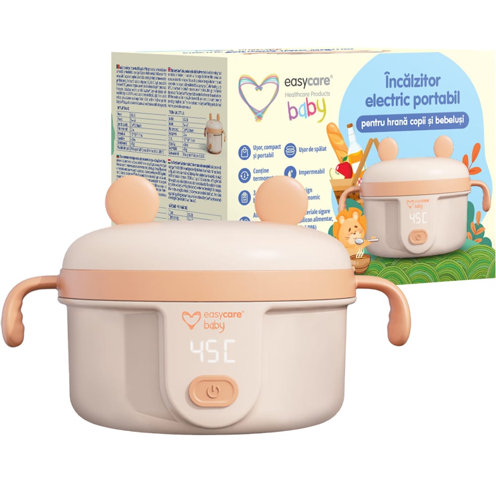 Incalzitor biberoane EASYCARE EASY00236, 400ml, 24W, portocaliu