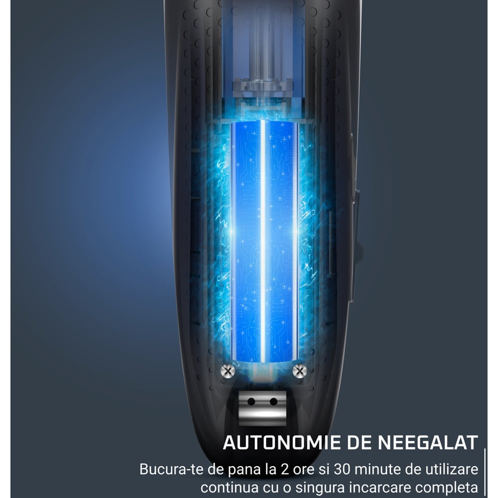 Aparat de tuns ROWENTA Barber Experience TN1551E0, acumulator, 3-25 mm, albastru